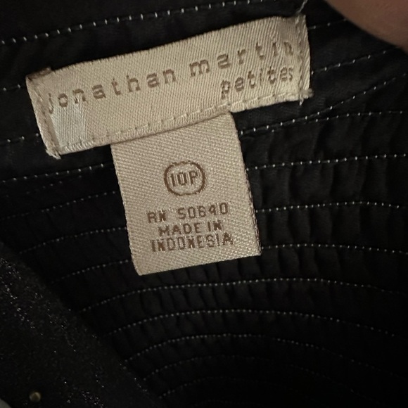 Jonathan Martin Petite Midi Strap Chiffon Studded Dress Size 10 P Party Cocktail - Picture 8 of 11